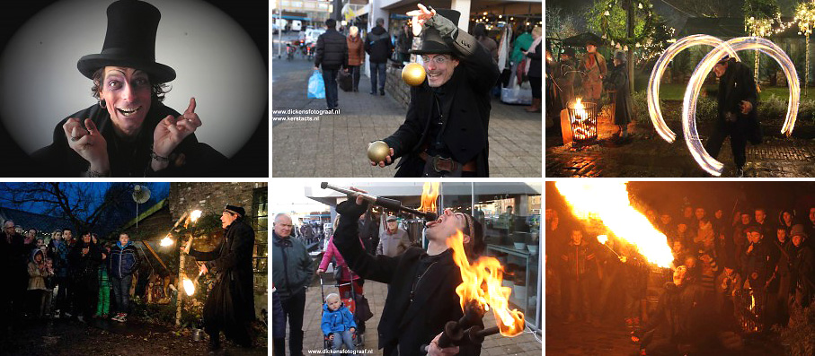 Vuurspuwen, vuurvreten , vuurjongleren ..het wordt tijdens de donkere dagen in de kerstperiode enorm gewaardeerd. In de kortste dagen van het jaar wordt vuur geassocieerd met mystiek , sfeer , warmte en gezelligheid, www.kerstacts.nl