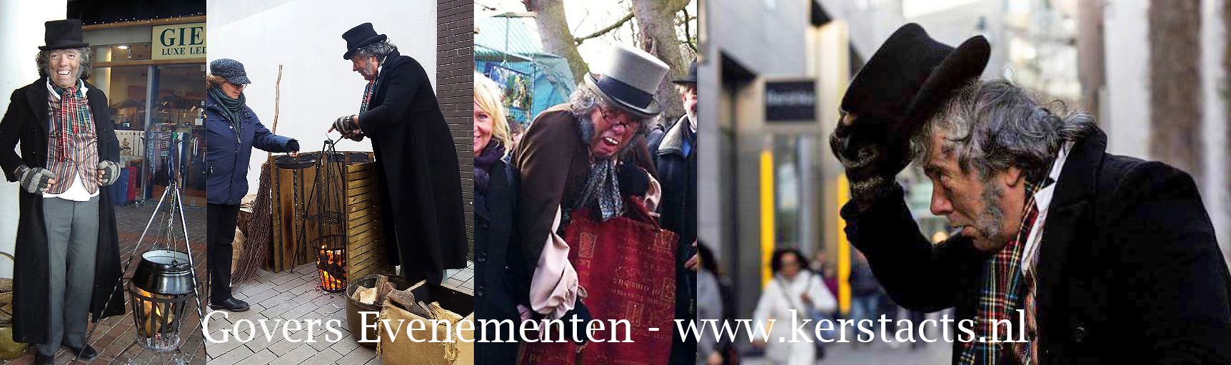 Scrooge acteur, kerst entertainment boeken bij Govers Evenementen, www.kerstacts.nl
