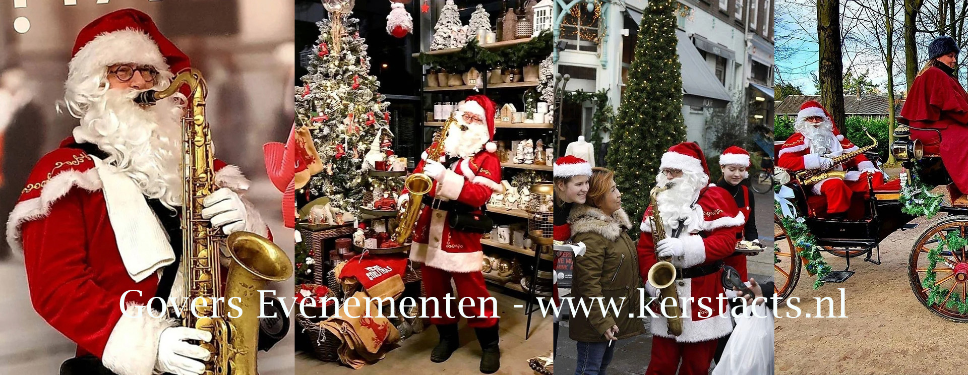 Muzikale Kerstman, Saxofonist, te boeken bij Govers Evenementen, www.kerstacts.nl, kerstman, muzikant, winters entertainment, kerstmuziek, saxofonisten, winterse muziek, muzikanten boeken