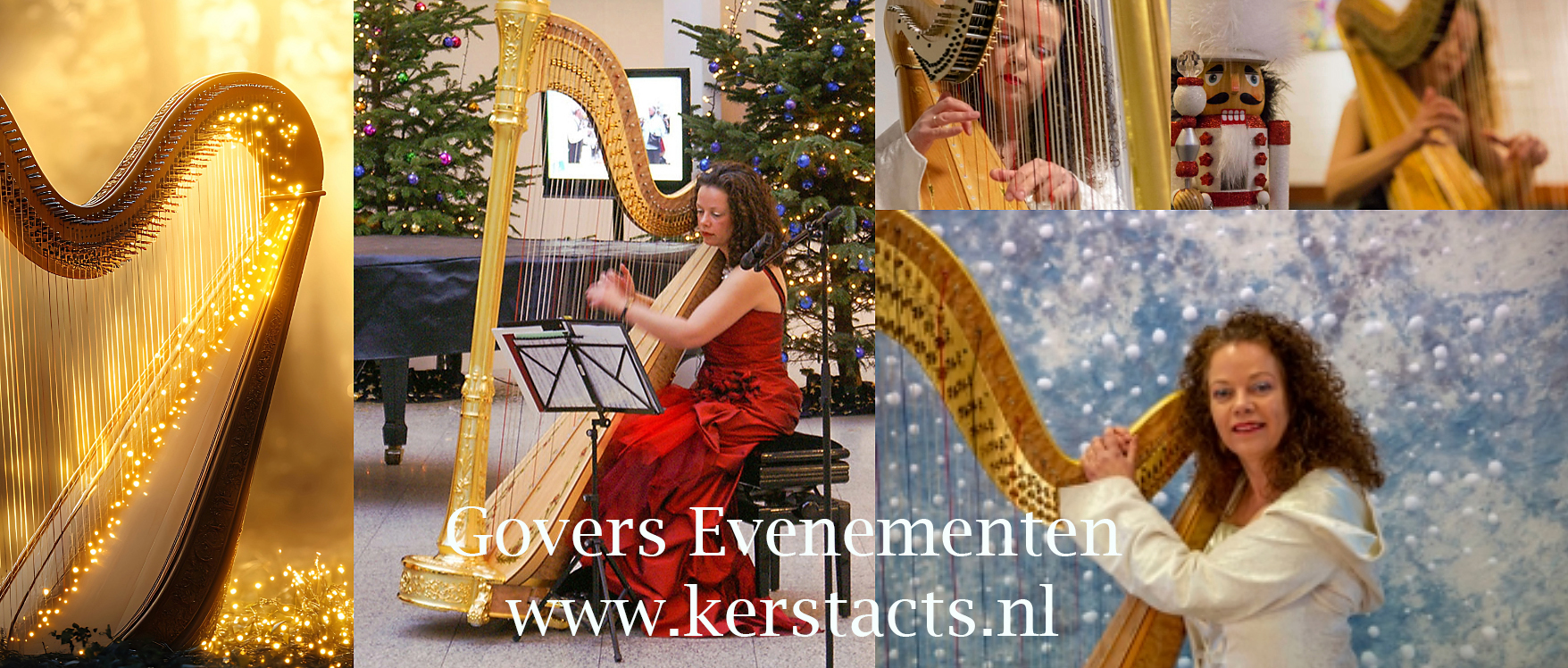 Harp muziek, De Gouden Harp, harpiste boeken, klassieke muziek, kerstmuziek, kerstmuzikanten boeken, kerstliedjes op de harp, Govers Evenementen, www.goversartiesten.nl, www.kerstacts.nl